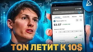 НЕ ПРОДАВАЙ TON Coin по 3.7$ | Заходил в TON по 1.2$ | Телеграм криптовалюта