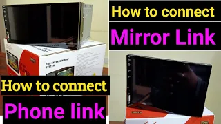 How to connect mirror link/Phone link function in car stereo