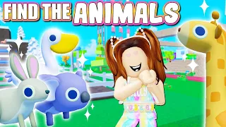 🐈🐶 How I Found ALL My FAVORITE ANIMALS In FIND THE ANIMALS 🐶🐈 (Roblox)