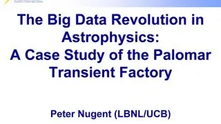 DOE CSGF 2012: The Big Data Revolution in Astrophysics