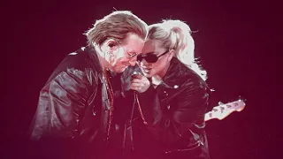 Lady Gaga at the Las Vegas Sphere with U2