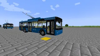 Троллейбусы СВАРЗ-МАЗ-6275 заезжают в 3 троллейбусный парк