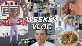 WEEKLY VLOG | I WENT TO EMERGENCY 🏥 WORKOUT | HOUSE SHOPPING | GRWM | WEIRD WEEK | Conagh Kathleen