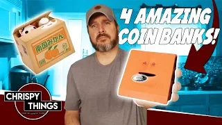 Testing 4 Amazing Coin Banks!