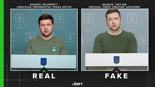 No, the video of Ukrainian President Zelenskyy urging surrender isn’t real. It’s a deepfake.