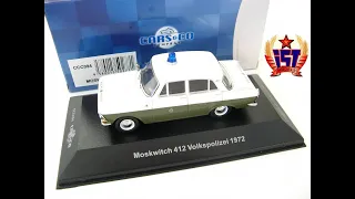 Cars&Co/IST Models Moskwitch 412 Volkspolizei 1972 1/43 Modelcar