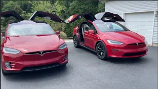 Comparing 2019 with 2022 Tesla Model X