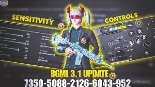 BGMI BEST SENSITIVITY SETTINGS | BGMI SENSITIVITY CODE TODAY | BGMI ZERO RECOIL SENSITIVITY CODE.