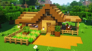 ⚒️ Minecraft | How to Build Small Survival House Tutorial 🏡