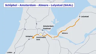 Animatie: Zo houden we Amsterdam bereikbaar per trein