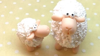 Sheep/ Ovelha - Polymer clay (Fimo) Tutorial