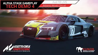 Assetto Corsa Competizione Gameplay - Audi R8 LMS @ Misano - Day/Night Cycle AI Race