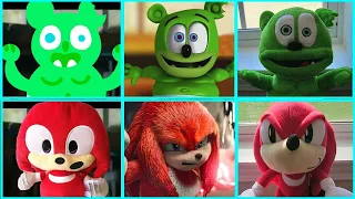 Sonic The Hedgehog Movie Gummy Bear vs KNUCKLES Uh Meow All Designs Compilation