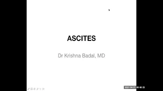 Ascites