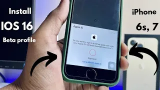 How to update ios 16 on iPhone 6s,7 || IOS 16 on iPhone 7