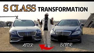 【Car  tuning】How to upgrade a Mercedes S-Class to a Mercedes-Maybach?