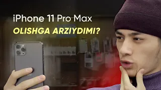 iPhone 11 Pro Max 2023 yilda sotib olishga arziydimi ? 11 Pro Max kamera va game testlari.