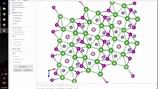 Tutorial of VESTA software for creating crystal structures