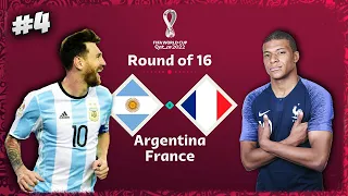 ცენტრიდან გოლი გავიტანეთ ??? არგენტინა - საფრანგეთი !!! - FIFA 23 ARGENTINA WORLD CUP MODE EP 4