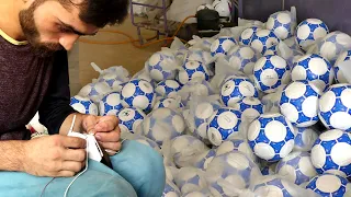 How Footballs are made | Hand Stitched Soccer Balls Procedure