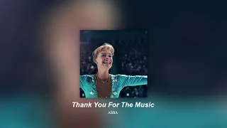 Thank You For The Music - ABBA (𝙎𝙡𝙤𝙬𝙚𝙙 + 𝙍𝙚𝙫𝙚𝙧𝙗)
