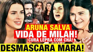 A TERRA PROMETIDA - Aruna CURA Milah da LEPRA e SALVA sua vida! Mara é DESMASCARADA e tem CASTIGO!