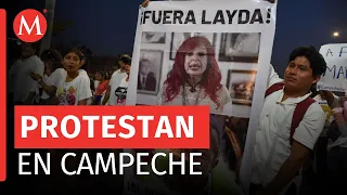 Ciudadanos de Campeche exigen renuncias de Titular de la SSC y Gobernadora