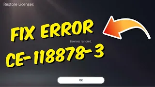 How To Fix PS5 Error CE-118878-3 | Can't install | Something Went Wrong
