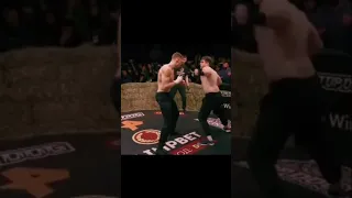 Russian Bare Knuckle Knockout🤯 #shortvideo #shorts #knockout #bkb #mmafights #ufc269