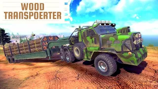 EXTREME TRUCKING, WOOD TRANSPORTER MISSION | OFF THE ROAD, OPEN WORLD DRIVING GAME SIMULATOR