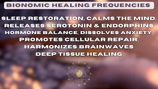 Water Healing Vibrations + Calming Bionomic Frequencies For Body, Mind & Soul Full Restoration