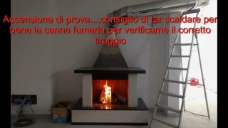 Installing a fireplace and chimney