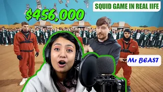 REACTION  On MrBeast Squid Game In Real Life!! || @MrBeast