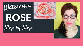 Watercolor Rose Tutorial (Easy!)