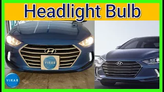 How to Replace Headlight Bulbs - Hyundai Elantra (2017-2018)