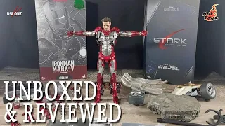 REVIEW | Race Track Diorama Ironman Mark V Hot Toys Exclusive Sixth Scale Set | Unboxing