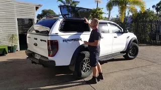 Trek4x4 Canopy Fitted to Ford Ranger Raptor 2019+