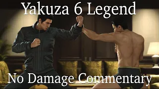 Yakuza 6 Legend No Damage All Bosses (Commentary)