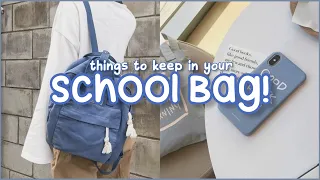 💎THINGS TO KEEP IN YOUR SCHOOL BAG! | SCHOOL ESSENTIALS✨| Story no. 26 | Sam’s Stories