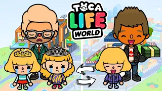 БОГАТЫЕ И БЕДНЫЕ ПОМЕНЯЛИСЬ ДОМАМИ! Toca Boca Life World