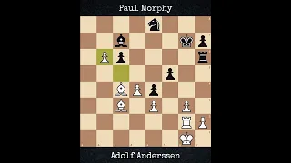 Adolf Anderssen vs Paul Morphy | Paris, France (1858)