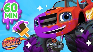 1 Hour Makeover Machines Compilation w/ Blaze! | Games for Kids | Blaze and The Monster Machines