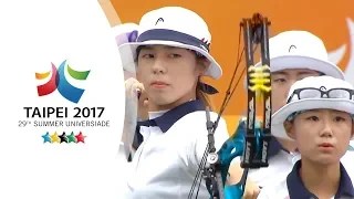 Korea v Russia – compound women’s team gold final | Taipei 2017 Universiade