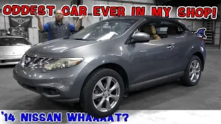 What is this? Really, a Convertible Crossover? What crazy Nissan did the CAR WIZARD get in his shop?