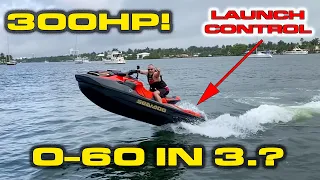 INSANE SPEED * The Quickest PWC/Jet Ski you can buy * SEA-DOO RXT-X 300 Review * 0-60 MPH, 1/4 Mile