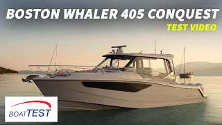 Boston Whaler 405 Conquest (2020-) Test Video - By BoatTEST.com