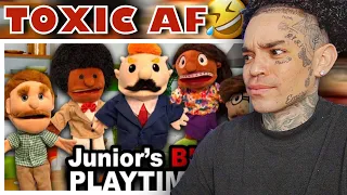 SML Movie: Junior's Big Playtime! [reaction]