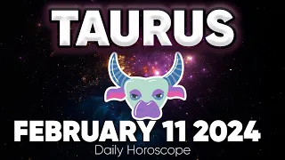 𝐓𝐚𝐮𝐫𝐮𝐬 ♉ 🎁👀𝐁𝐄 𝐂𝐀𝐑𝐄𝐅𝐔𝐋 𝐖𝐈𝐓𝐇 𝐓𝐇𝐈𝐒 𝐆𝐈𝐅𝐓... 💣💥 𝐇𝐨𝐫𝐨𝐬𝐜𝐨𝐩𝐞 𝐟𝐨𝐫 𝐭𝐨𝐝𝐚𝐲 FEBRUARY 11 𝟐𝟎𝟐𝟒 🔮#new #tarot #zodiac