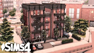 Huge New York Apartment Complex | No CC | The sims 4 Stop motion Speed build | For Rent