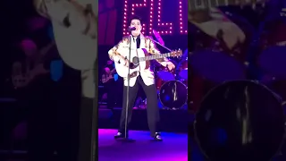 Elvis Tribute Artist Radney Pennington Little E Blue Sude Shoes